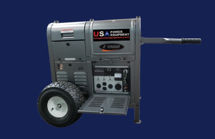 E10000 Heavy-Duty Portable Generator — American-Made 10,000-Watt Backup Power for Home, Business & Job Sites